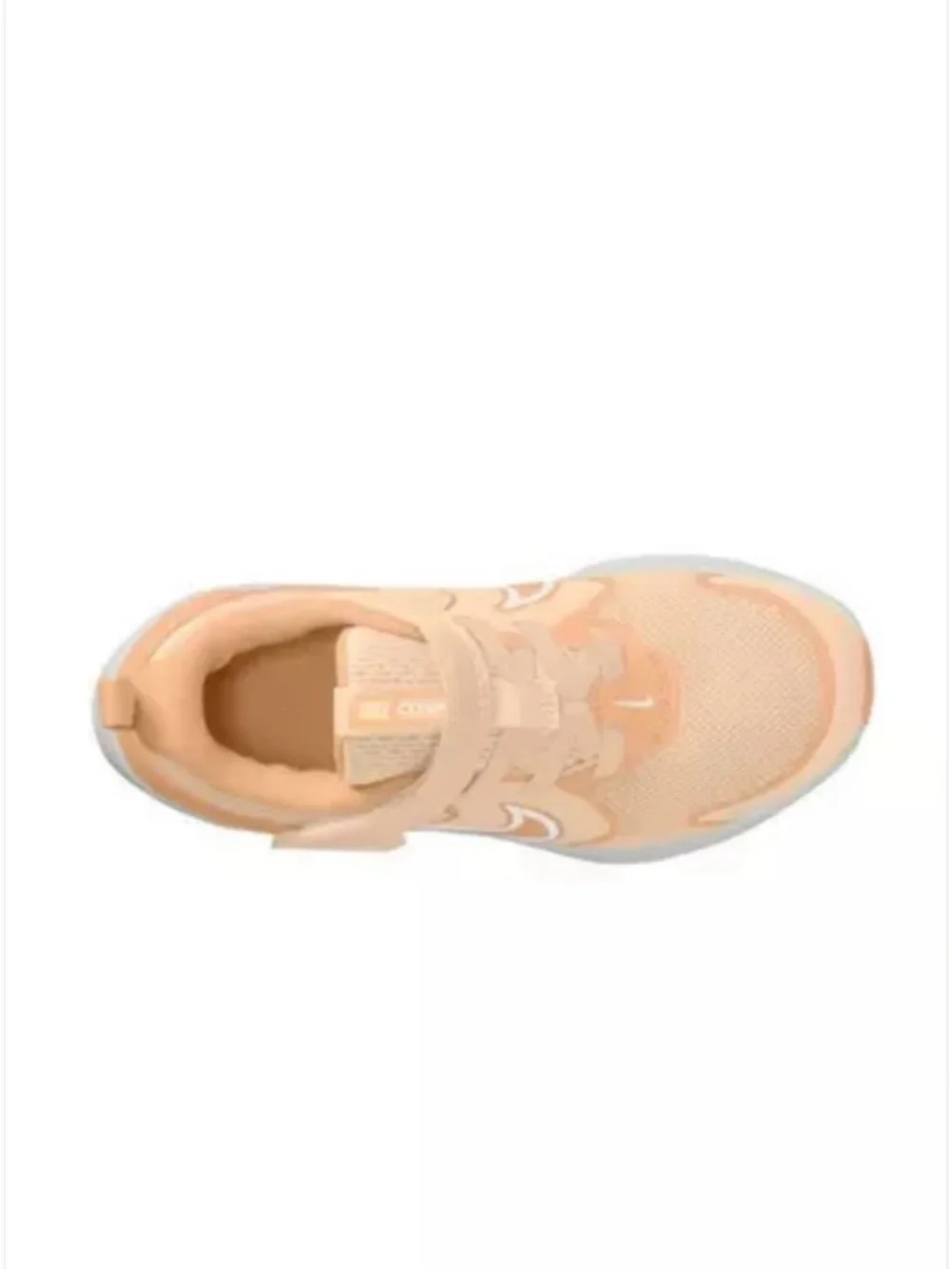 NEW IN Box Nike Kids' Peach/White Lightweight Sneaker